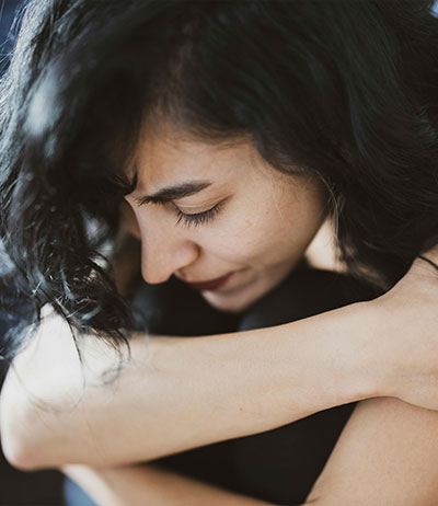 Illustration representing calm amid anxiety